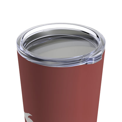 Michigan Upper Peninsula Tumbler (w/ UP Outline) | Ore Dock Red - 20oz