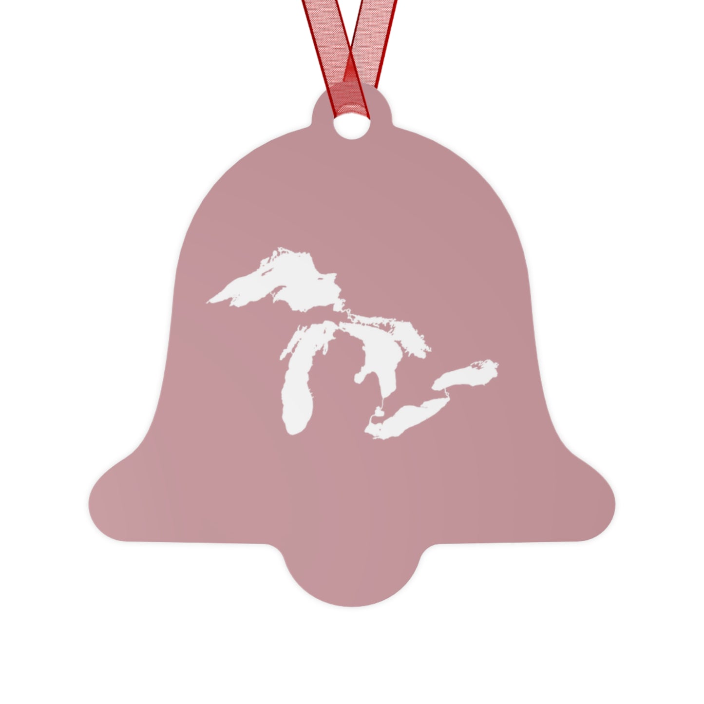 Great Lakes Christmas Ornament | Metal - Cherry Blossom Pink