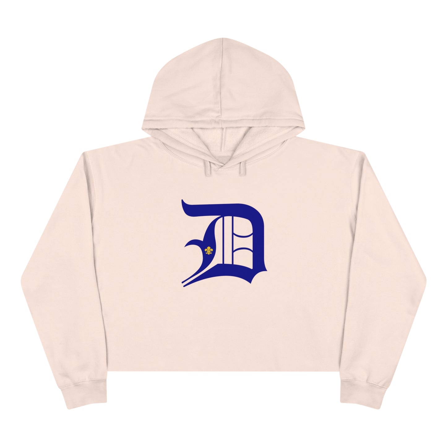 Detroit 'Old English D' Cropped Hoodie (French Edition)
