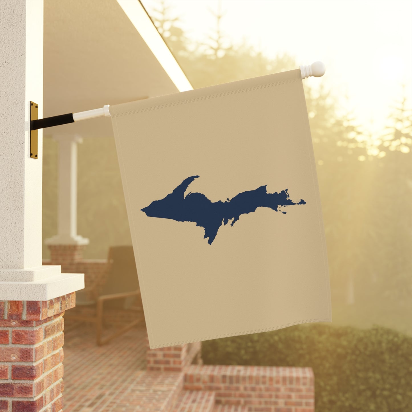 Michigan Upper Peninsula Home & Garden Flag (w/ UP Outline) | Maple Color