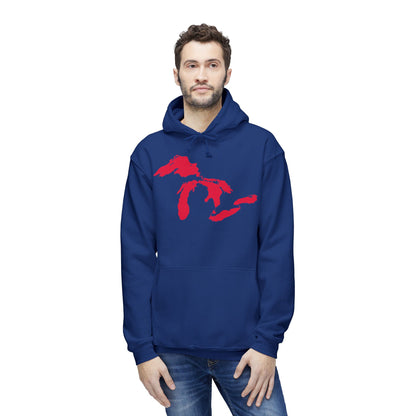 Great Lakes Ultrapremium Hoodie | Made in USA - Lighthouse Red