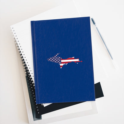 Michigan Upper Peninsula Blank Sketchbook (w/ UP USA Flag) | Dearborn Blue