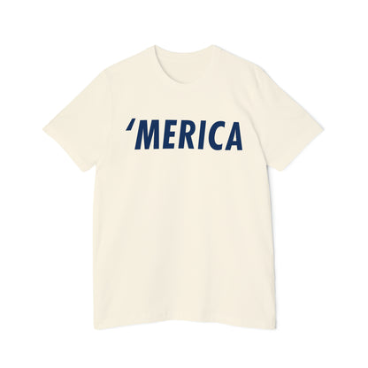 'Merica' T-Shirt (Oblique Sans Font) | Made in USA