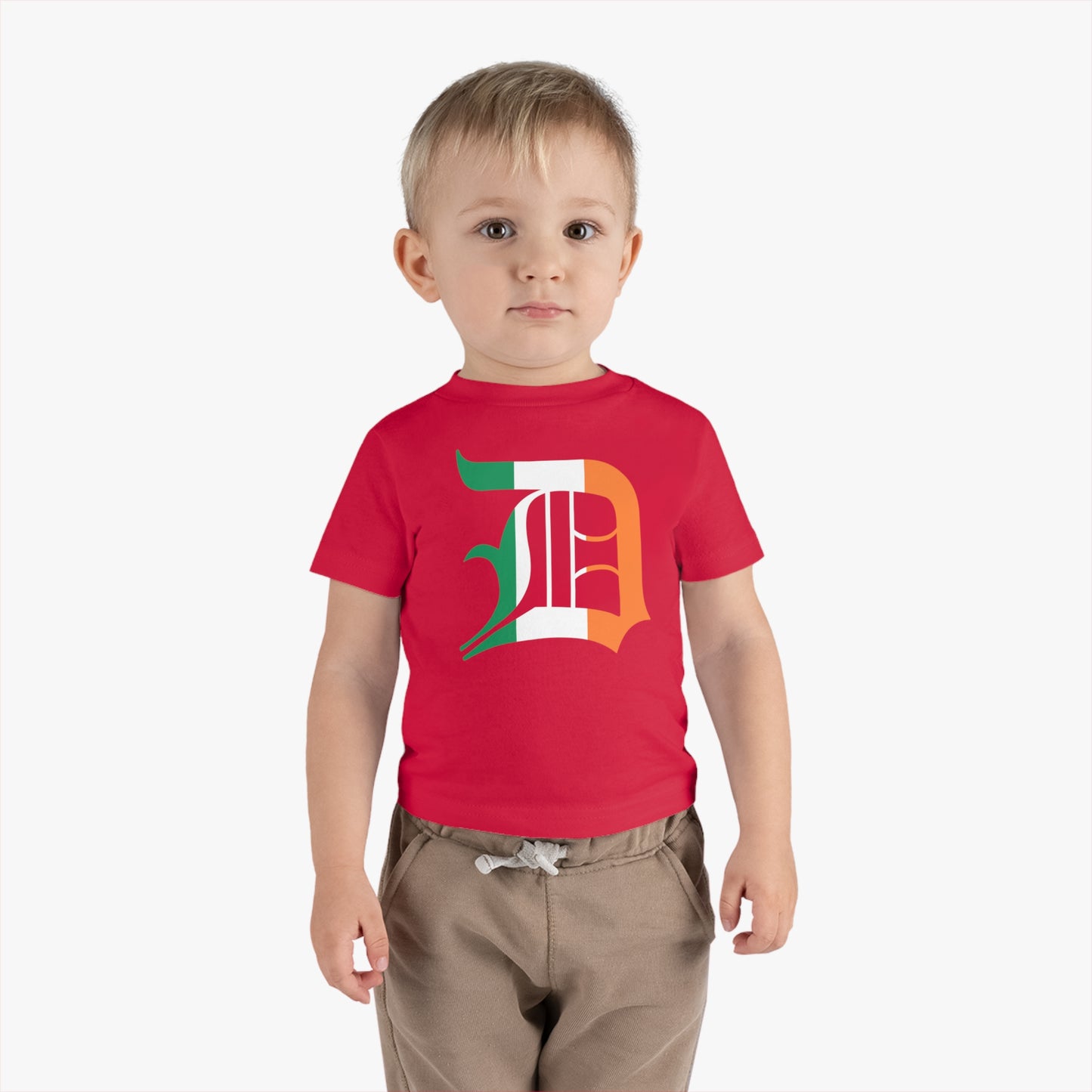 Detroit 'Old English D' Infant T-Shirt (Irish Edition) | Short Sleeve