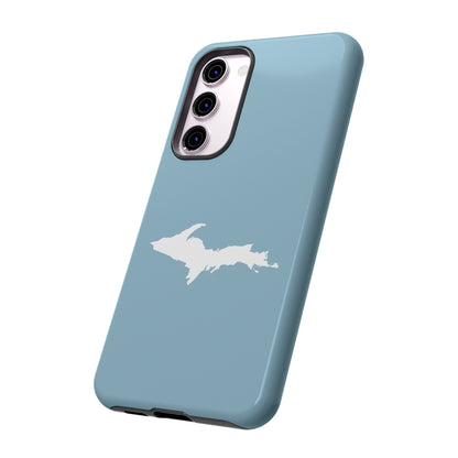 Michigan Upper Peninsula Tough Phone Case (Opal Color w/ UP Outline) | Samsung & Pixel Android