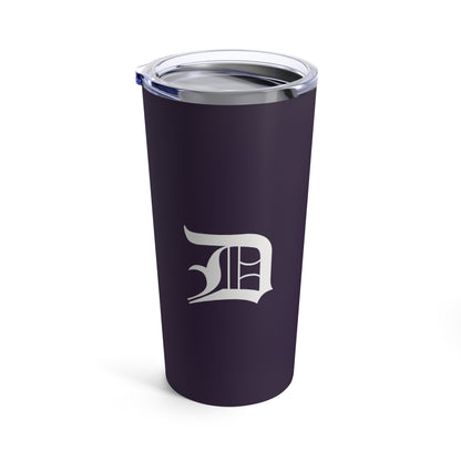 Detroit 'Old English D' Tumbler | Blackcurrant - 20oz