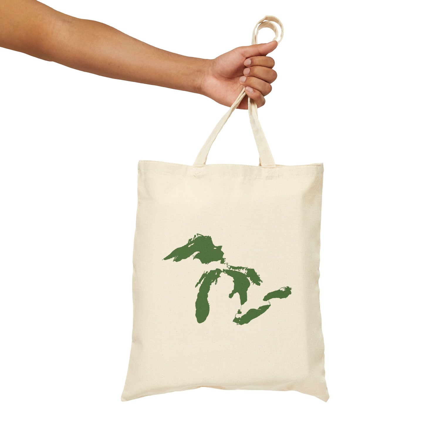 Great Lakes Light Tote Bag (Pine Green)