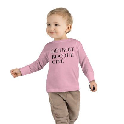 'Détroit Rocque Cité' T-Shirt | Toddler Long Sleeve