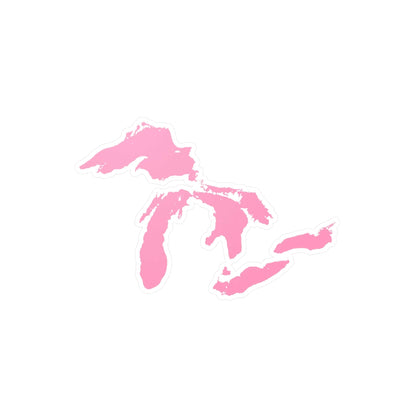 Great Lakes Kiss-Cut Windshield Decal | '67 Caddie Pink