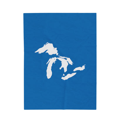 Great Lakes Plush Blanket | Azure