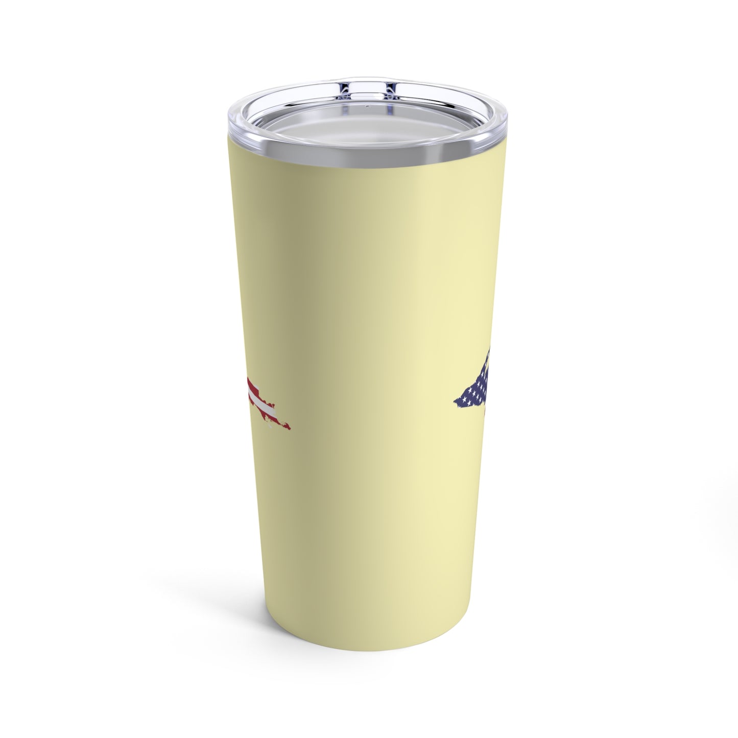 Michigan Upper Peninsula Tumbler (w/ UP USA Flag) | Canary Yellow - 20oz