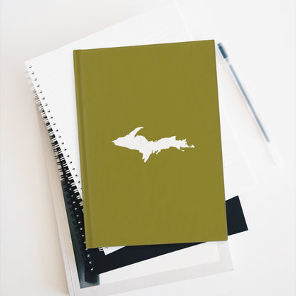 Michigan Upper Peninsula Blank Sketchbook (w/ UP Outline) | Scrub Gold