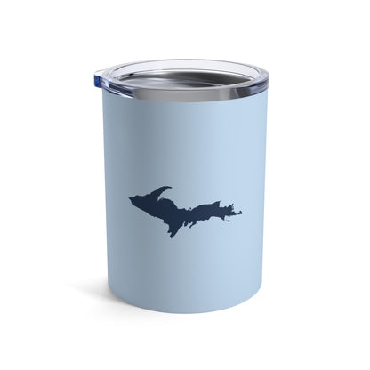 Michigan Upper Peninsula Tumbler (w/ UP Outline) | Light Blue - 10oz