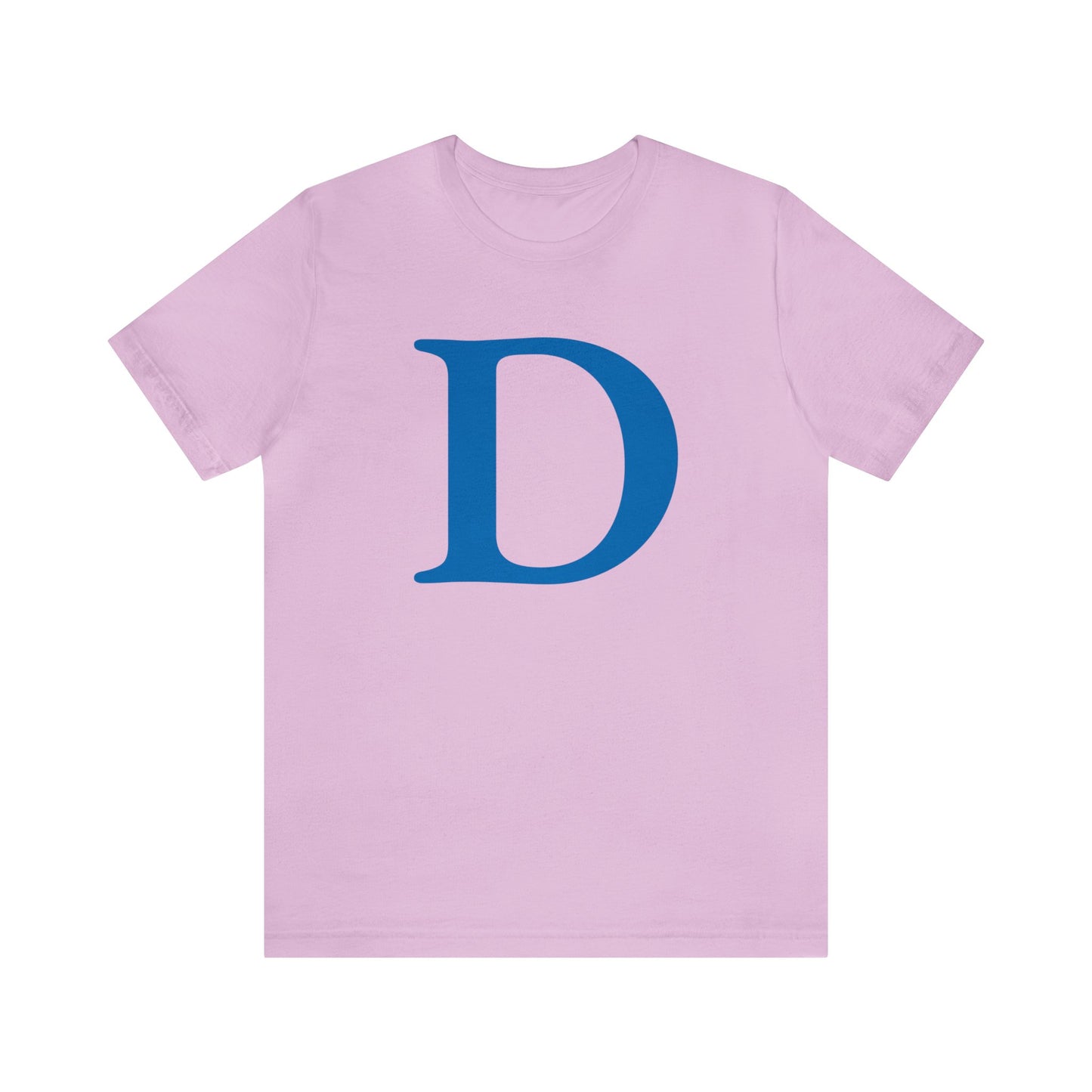 'Old French D' T-Shirt (Azure) | Unisex Standard Fit