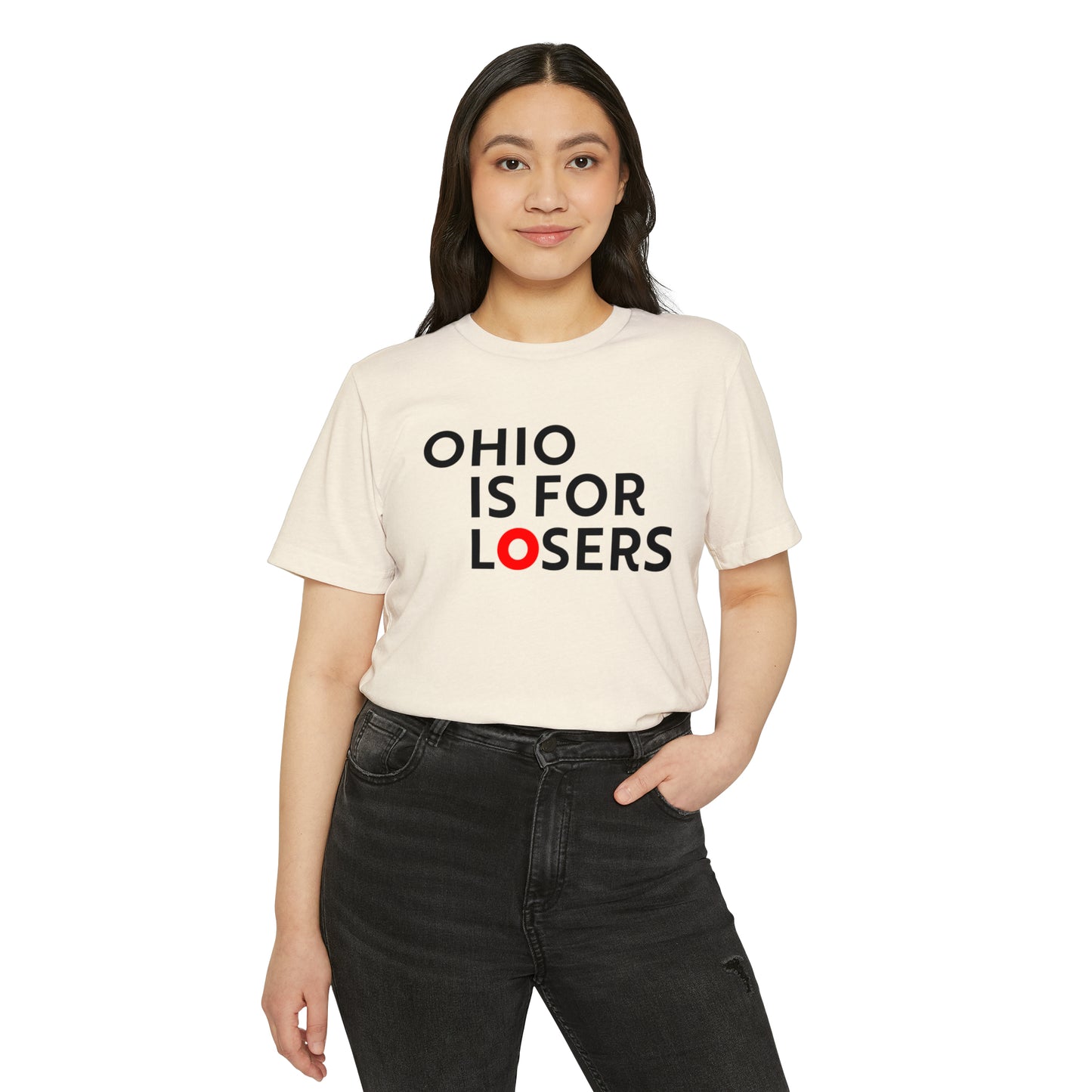 'Ohio Is For Losers' T-Shirt | Unisex Recycled Organic