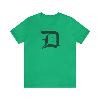 Detroit 'Old English D' T-Shirt (Laconic Green) | Unisex Standard