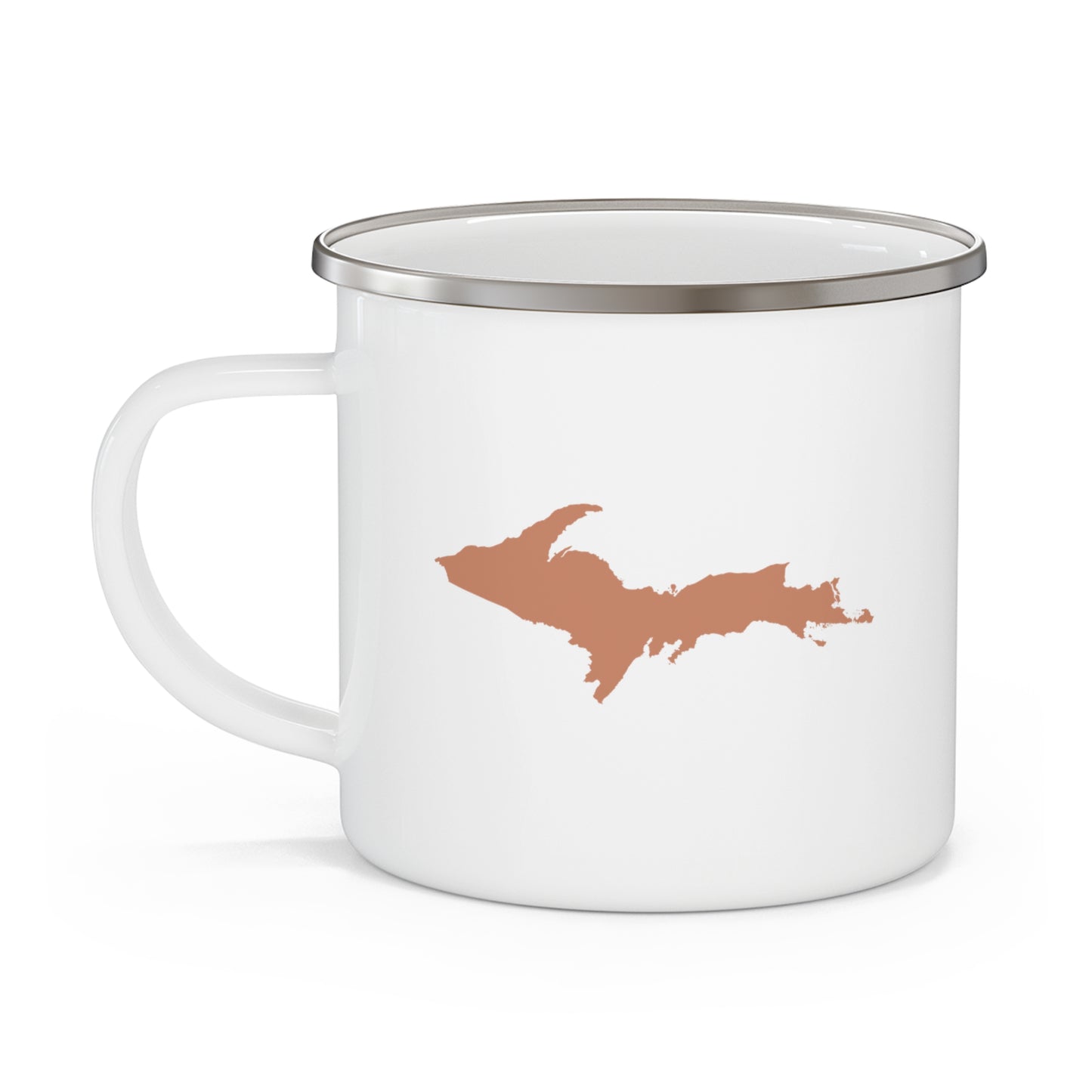 Michigan Upper Peninsula Camping Mug (Copper Outline) | 12oz