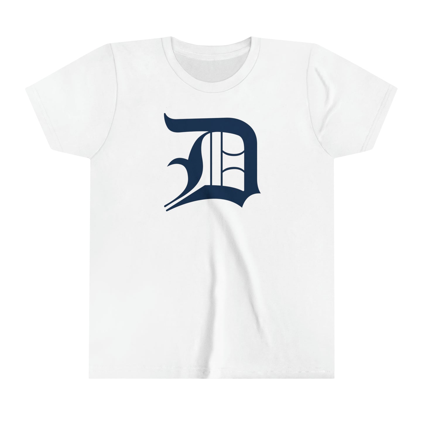 Detroit 'Old English D' T-Shirt | Youth Short Sleeve