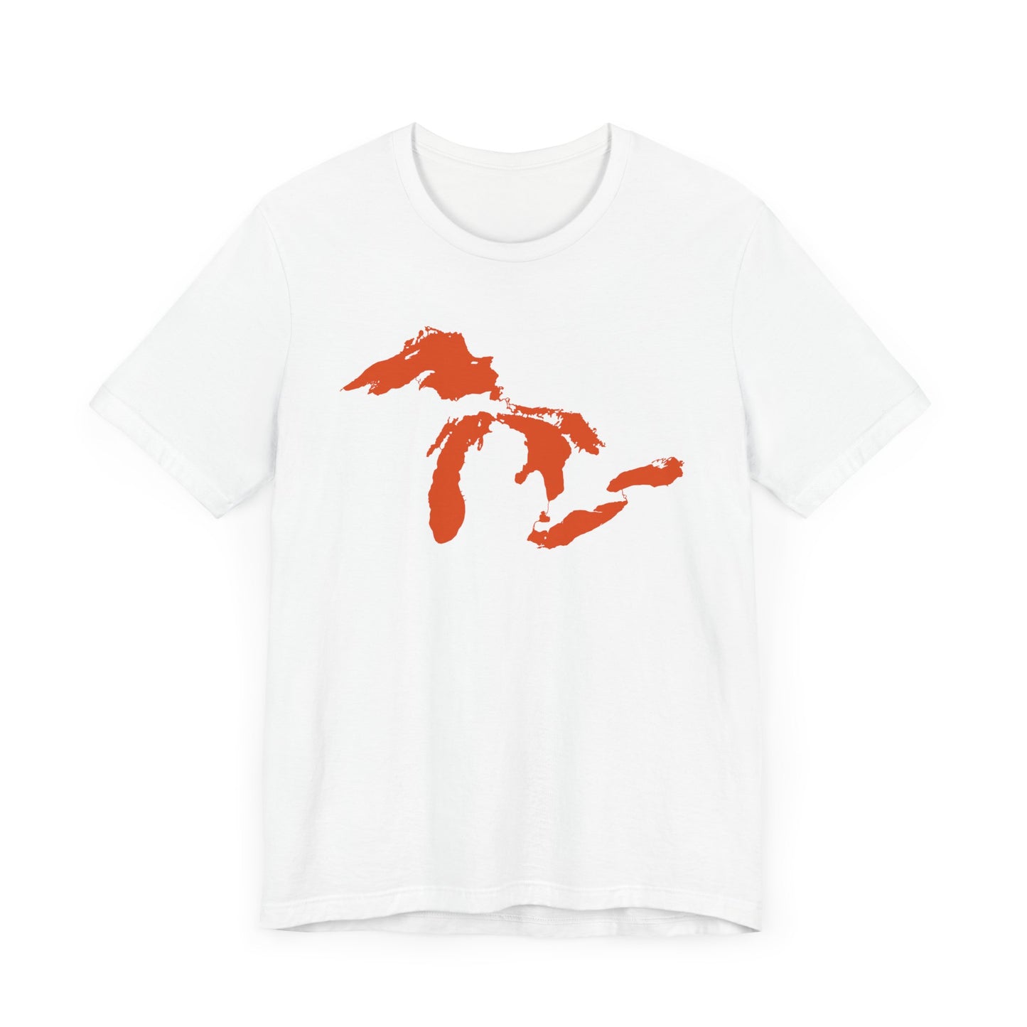 Great Lakes T-Shirt | Unisex Standard - Maple Leaf Orange