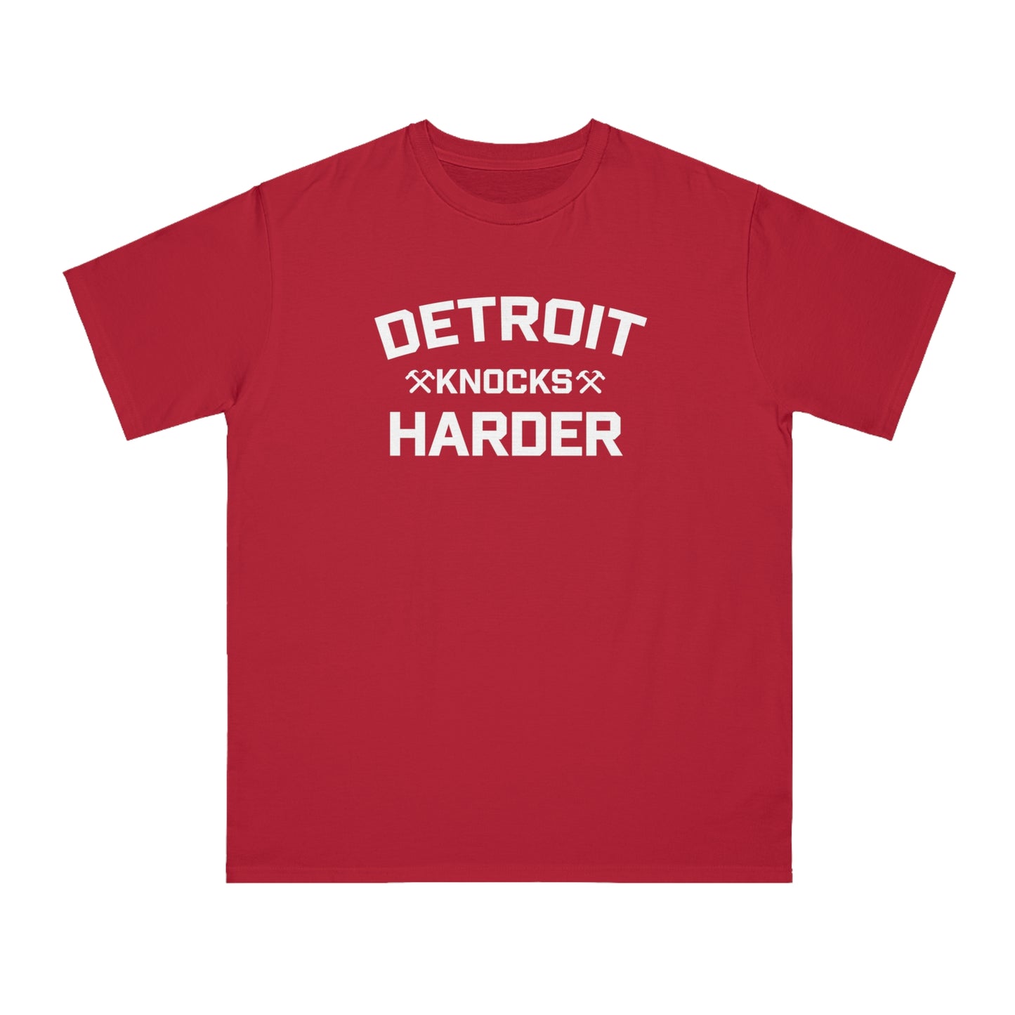 'Detroit Knocks Harder' T-Shirt | Unisex Organic