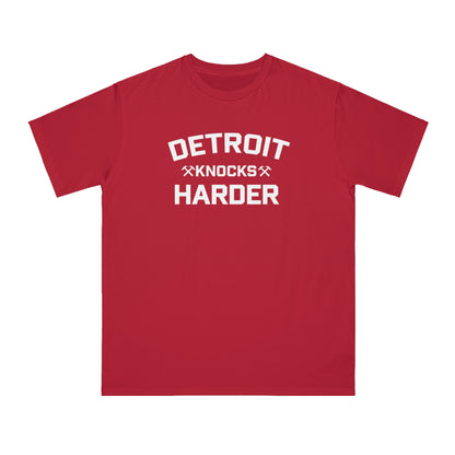 'Detroit Knocks Harder' T-Shirt | Unisex Organic