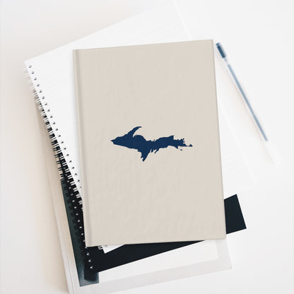 Michigan Upper Peninsula Blank Sketchbook (w/ UP Outline) | Canvas Color