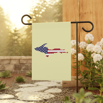 Michigan Upper Peninsula Home & Garden Flag (w/ UP USA Flag) | Canary Yellow