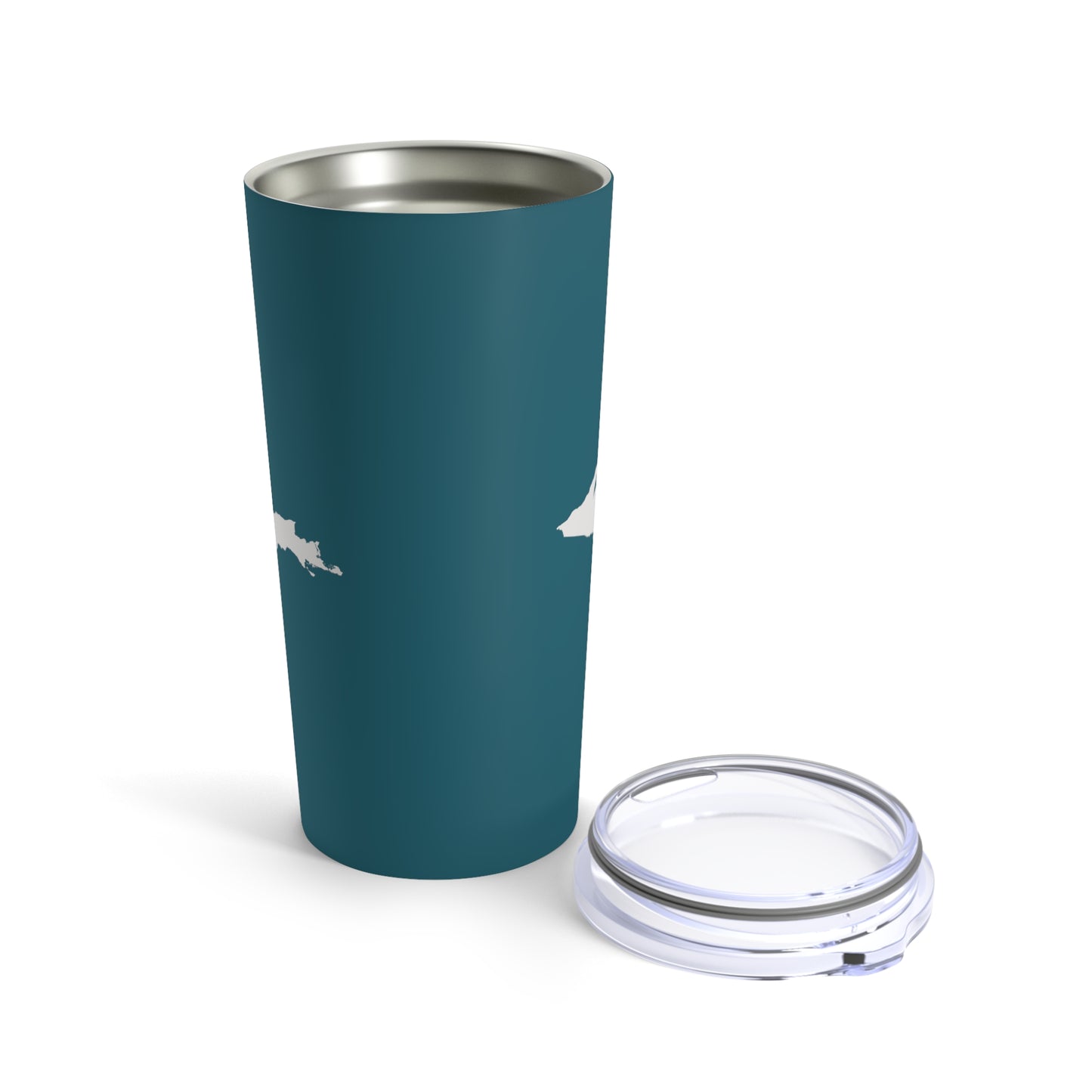 Michigan Upper Peninsula Tumbler (w/ UP Outline) | Auburn Hills Teal - 20oz