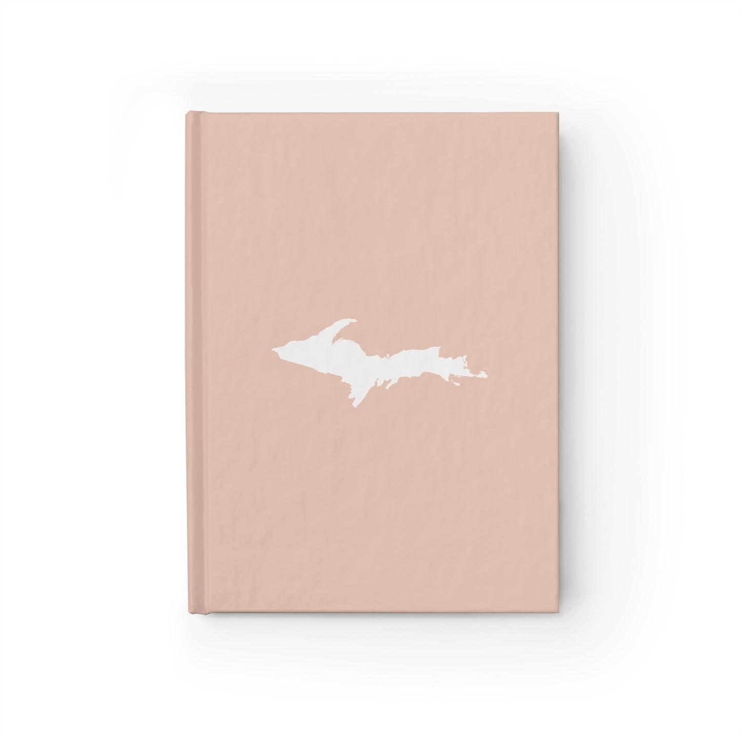 Michigan Upper Peninsula Blank Sketchbook (w/ UP Outline) | Rose Gold