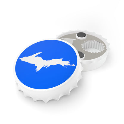 Michigan Upper Peninsula Bottle Opener (w/ UP Outline) | Motor Town Blue