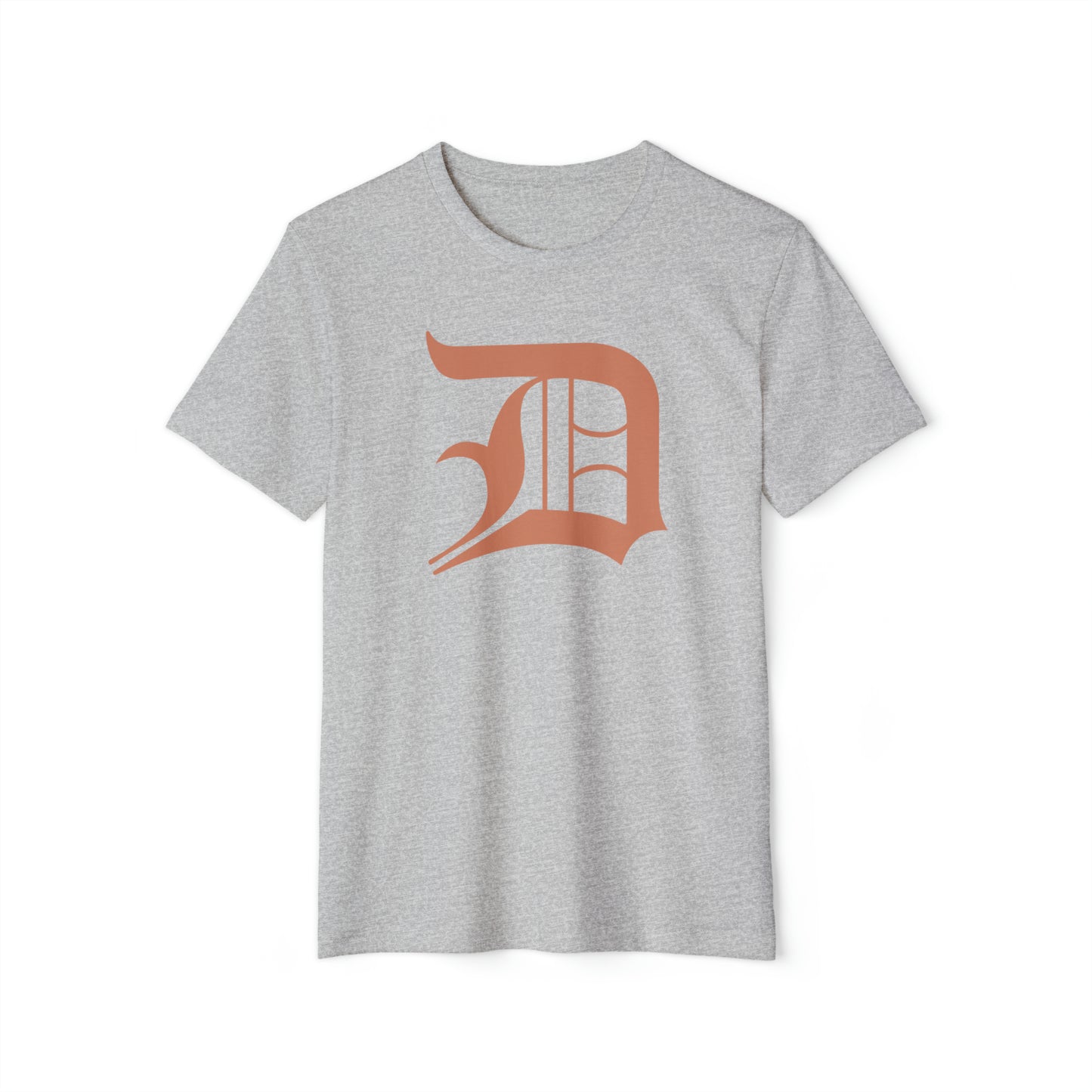 Detroit 'Old English D' T-Shirt (Copper) | Unisex Recycled Organic