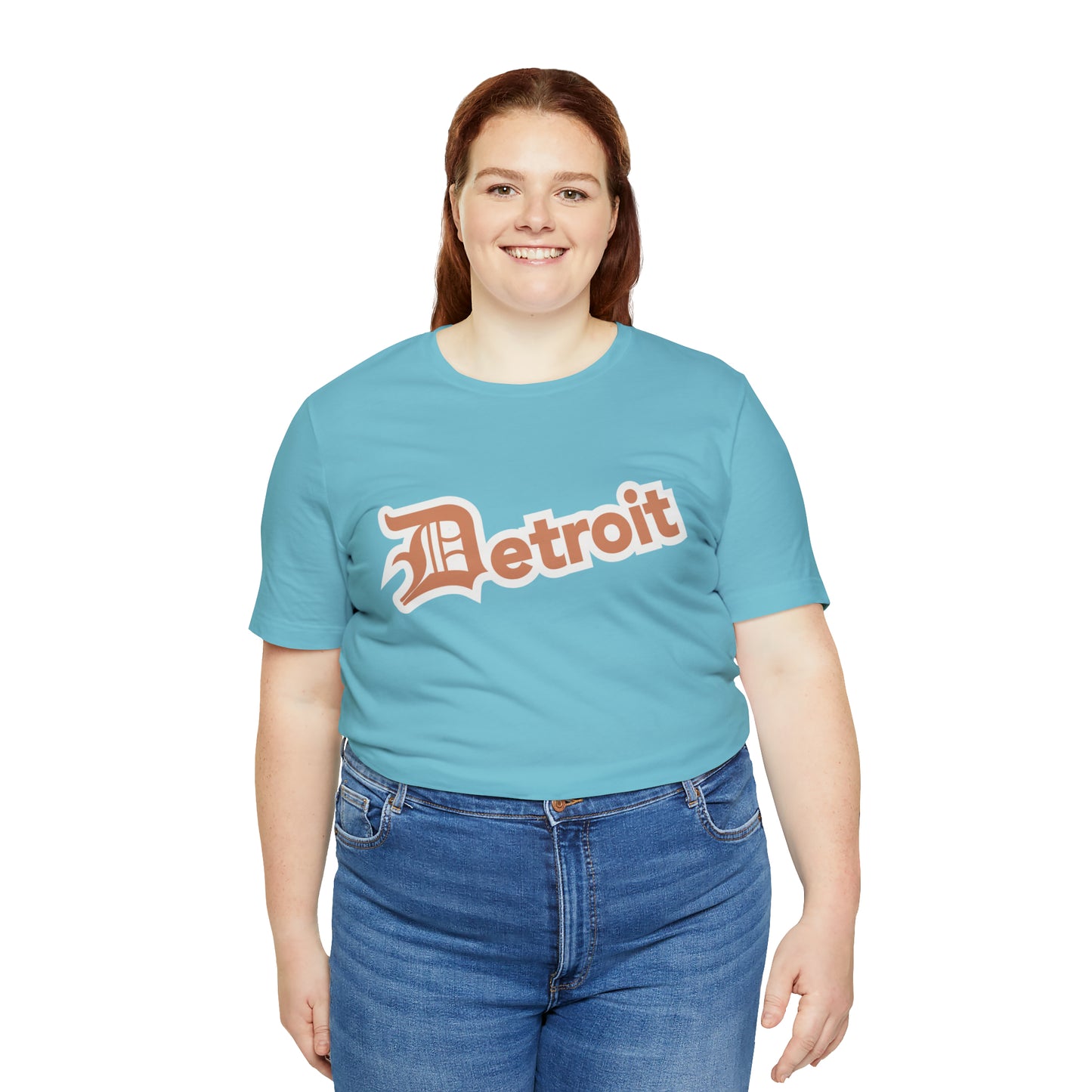 'Detroit' T-Shirt (Copper w/ Old English 'D') | Unisex Standard