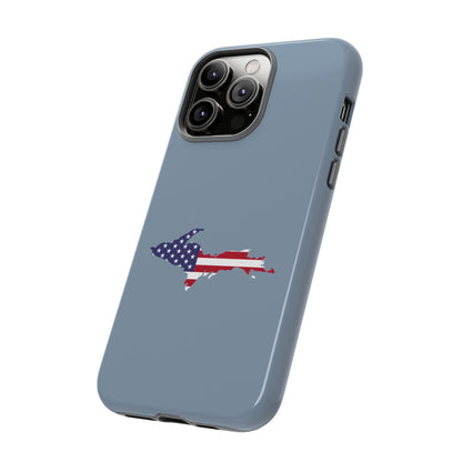 Michigan Upper Peninsula Tough Phone Case (B-24 Liberator Grey w/ UP USA Outline) | Apple iPhone