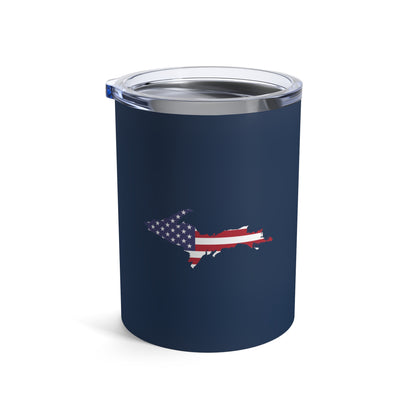 Michigan Upper Peninsula Tumbler (w/ UP USA Flag) | Navy - 10oz