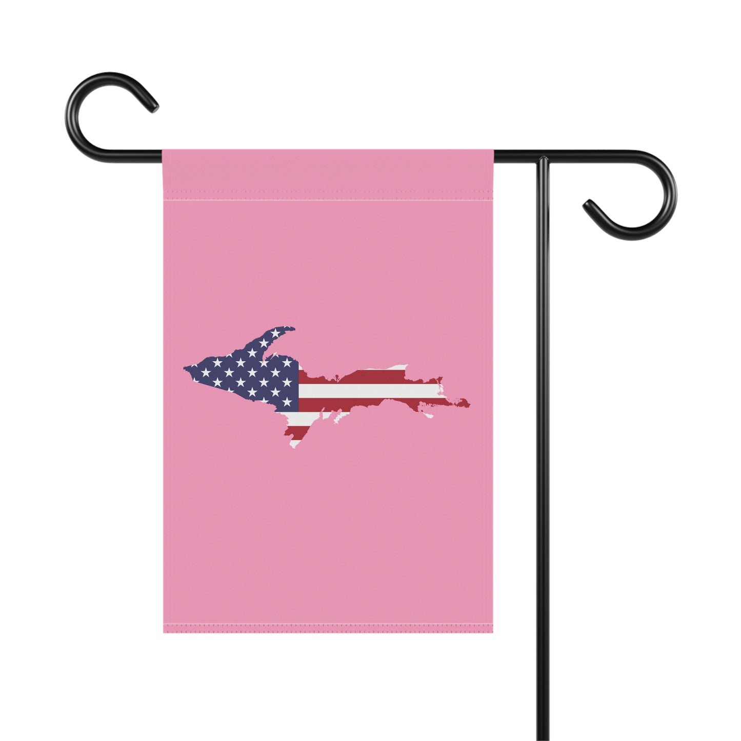 Michigan Upper Peninsula Home & Garden Flag (w/ UP USA Flag) | '67 Caddie Pink