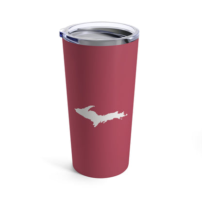 Michigan Upper Peninsula Tumbler (w/ UP Outline) | Popstar Pink - 20oz