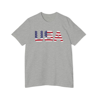 'USA' T-Shirt (Athletic Sans Flag Edition) | Made in USA