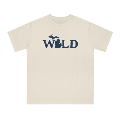 Michigan 'Wild' T-Shirt (Woodcut Font) | Unisex Organic