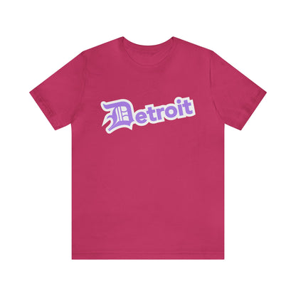 Detroit' T-Shirt (Lavender w/ Old English 'D') | Unisex Standard