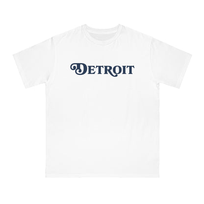 'Detroit' T-Shirt (Sloped Serif Font) | Unisex Organic