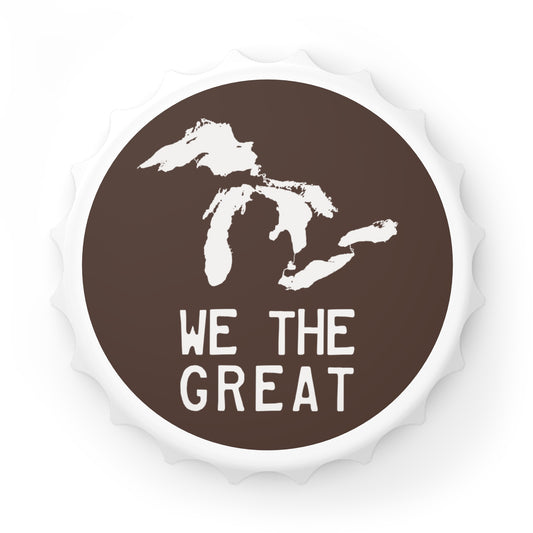 Great Lakes 'We The Great' Bottle Opener | Hickory Brown