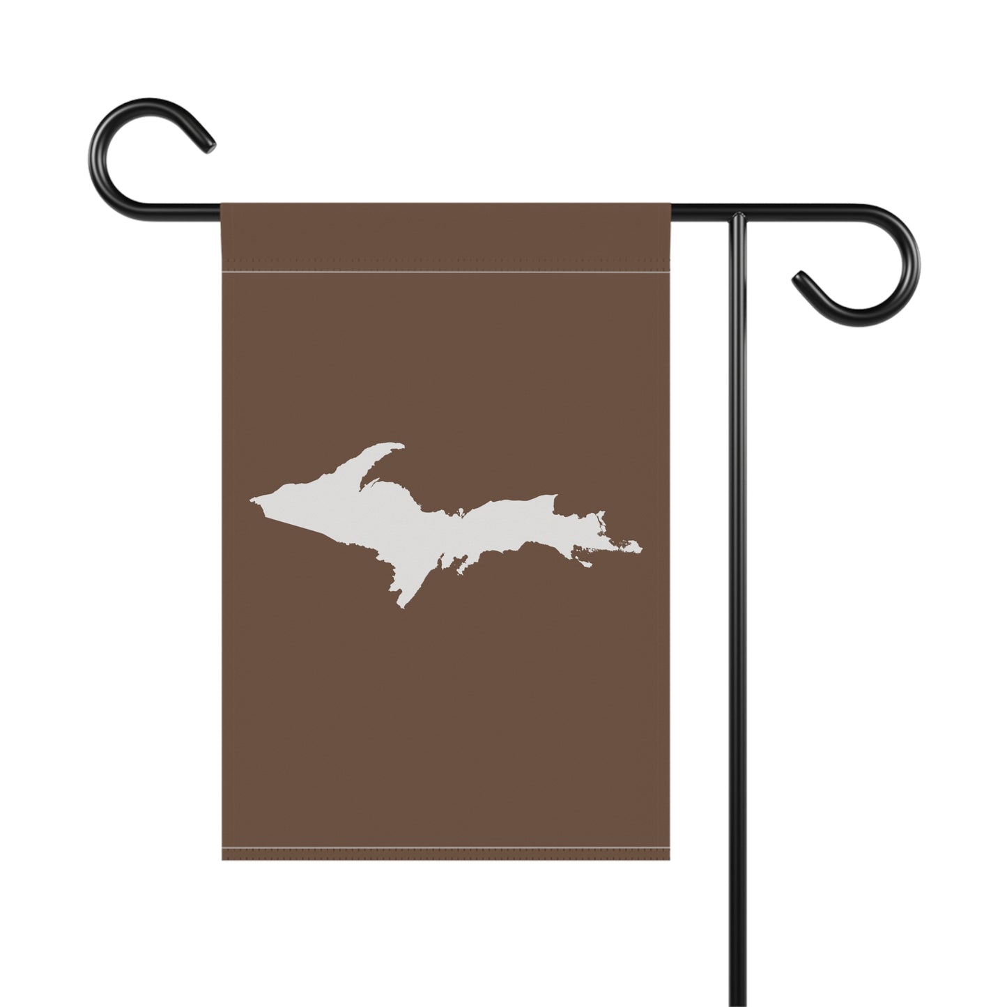 Michigan Upper Peninsula Home & Garden Flag (w/ UP Outline) | Coffee Color