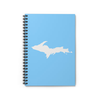 Michigan Upper Peninsula Spiral Notebook (w/ UP Outline) | DTW Blue