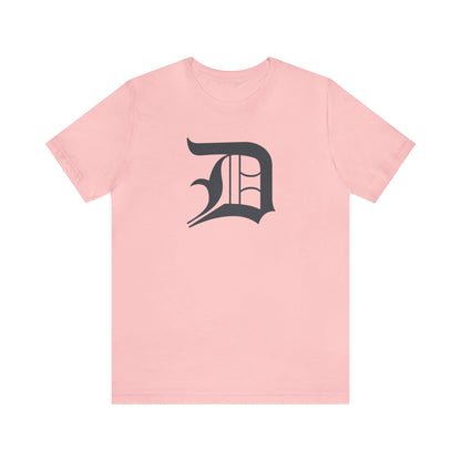 Detroit 'Old English D' T-Shirt (Iron Ore Grey) | Unisex Standard