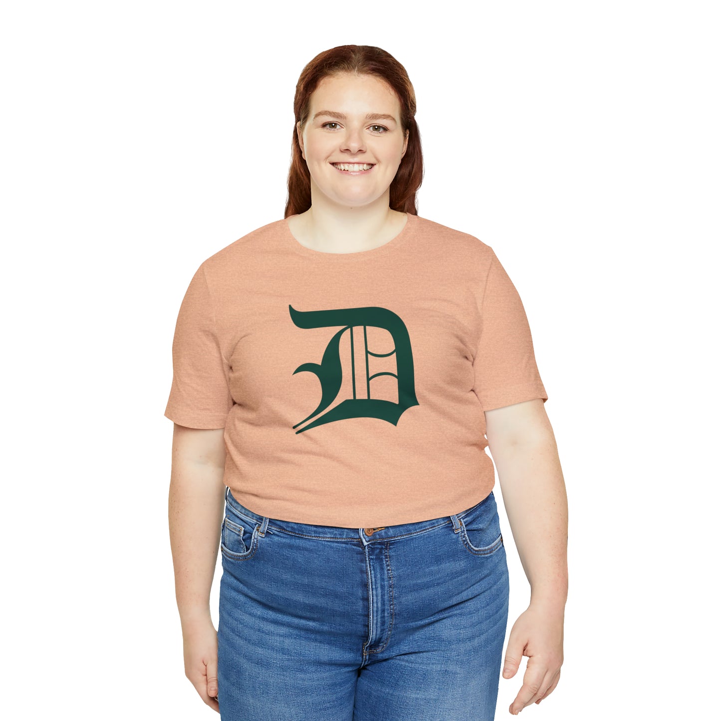 Detroit 'Old English D' T-Shirt (Laconic Green) | Unisex Standard