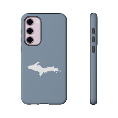 Michigan Upper Peninsula Tough Phone Case (B-24 Liberator Grey w/ UP Outline) | Samsung & Pixel Android