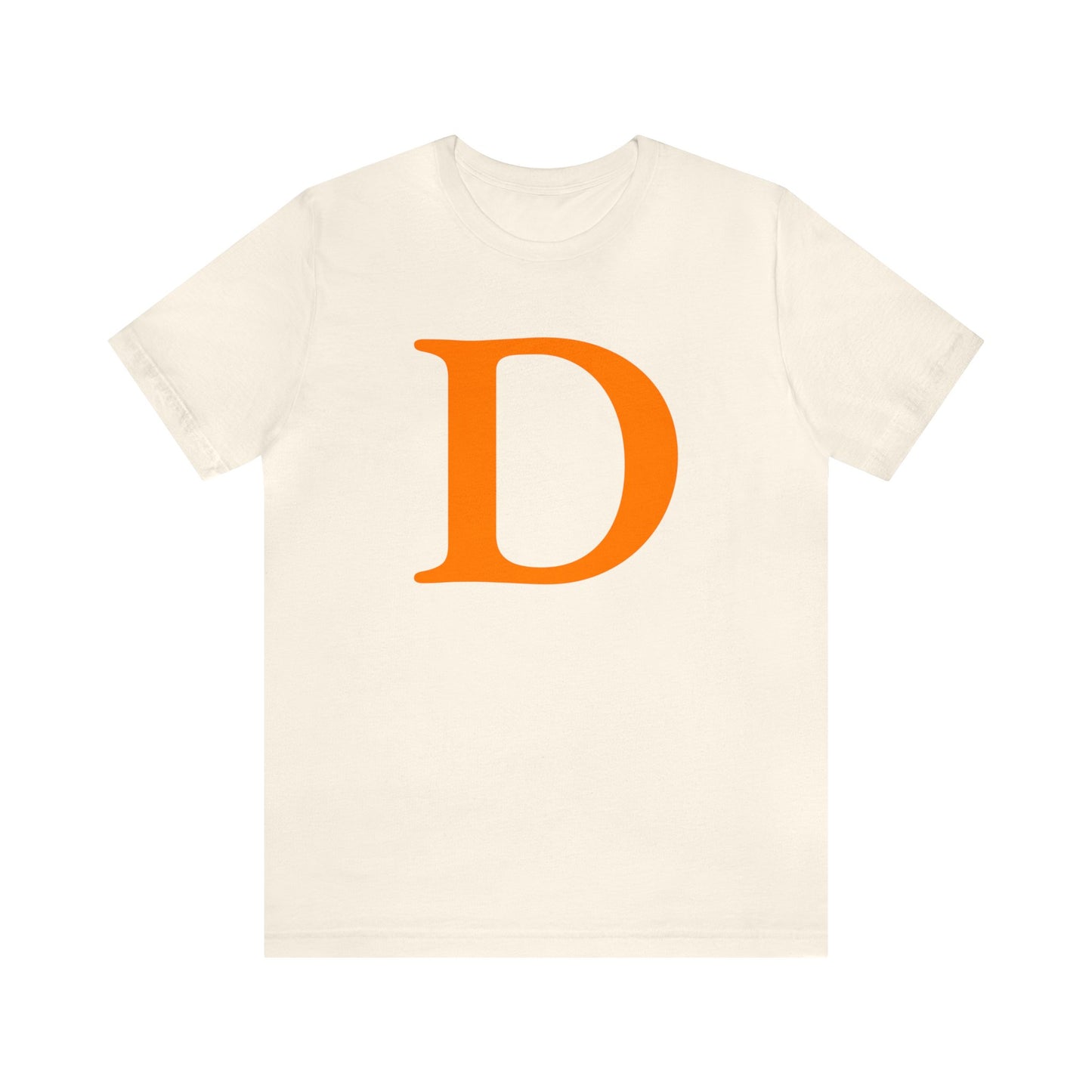 Detroit 'Old French D' T-Shirt (Orange) | Unisex Standard