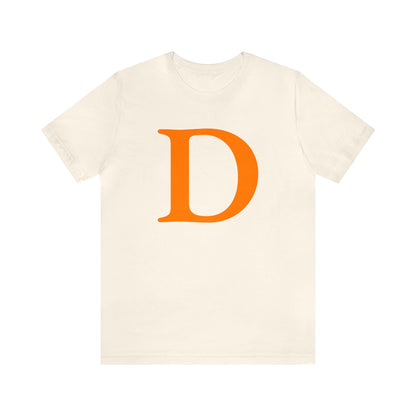 Detroit 'Old French D' T-Shirt (Orange) | Unisex Standard