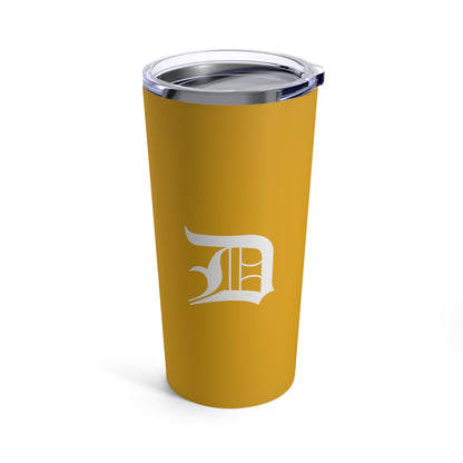 Detroit 'Old English D' Tumbler | Gold - 20oz