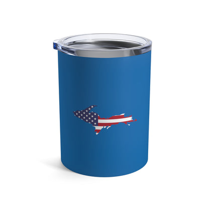 Michigan Upper Peninsula Tumbler (w/ UP USA Flag) | Azure - 10oz